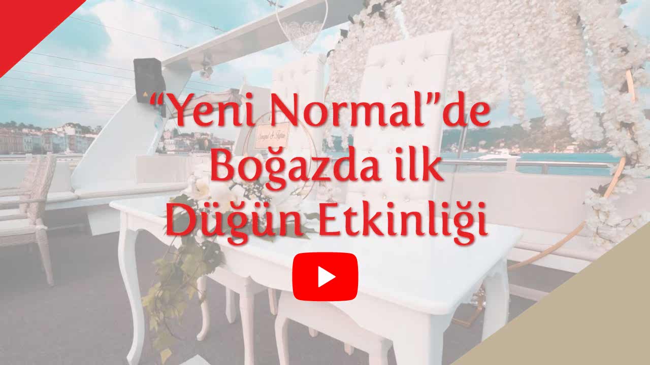 Yeni Normalde Boğazda İlk Düğün Etkinliği